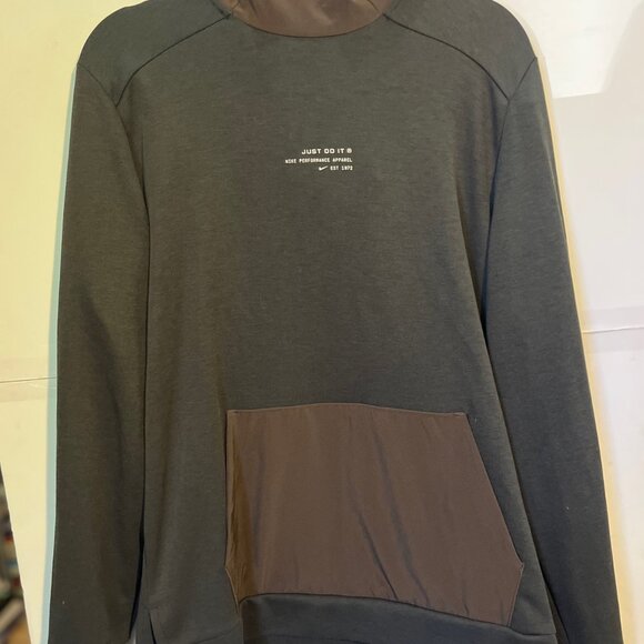 Nike Dri-FIT Hoodie M – Rare Hybrid w/ North Face Slogan, Cowl Neck, Stylized He - Picture 1 of 6